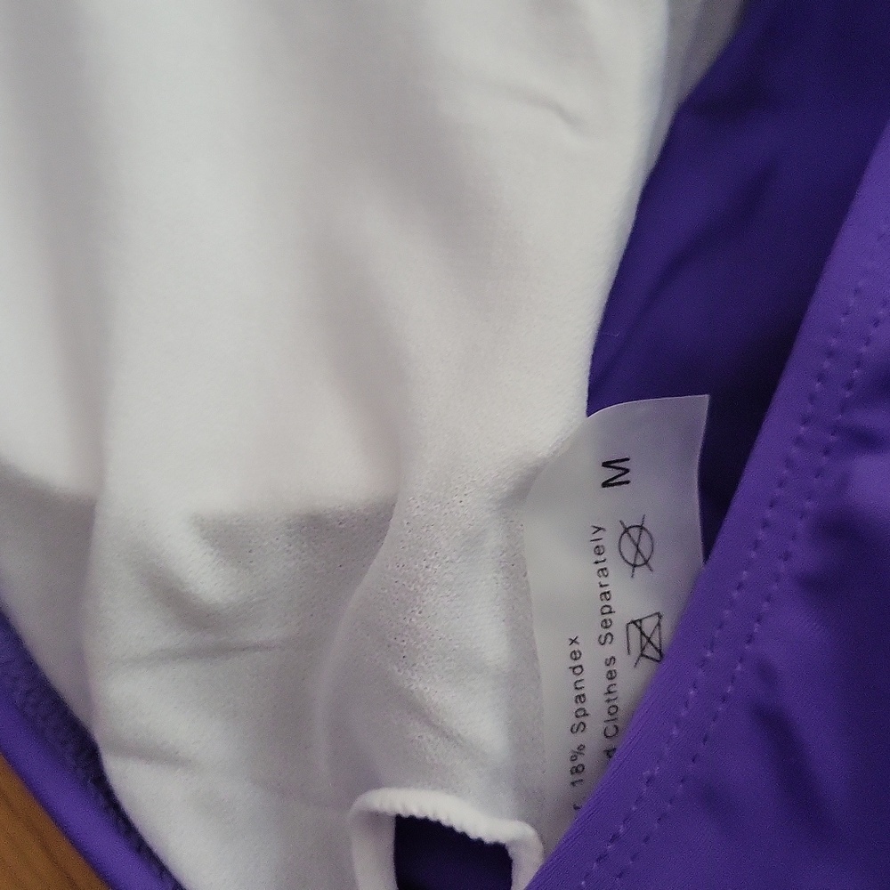 NWOT Vibrant Purple One-Shoulder Swimsuit - Picture 12 of 12